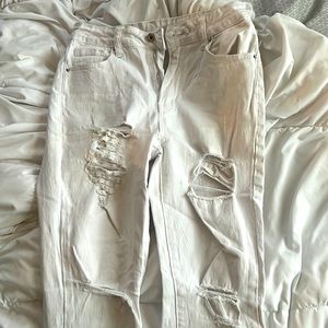 Shein size small white skinny jeans